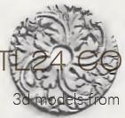 Розетки (ROSETTE_1330 -  | 3D model 3DSMAX / OBJ / STL) 3D модель для ЧПУ станка